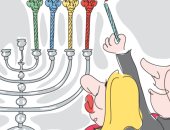 بعد قرار "المستوطنات".. كاريكاتير إسرائيلى يشعل أوباما فى عيد "الحانوكا"