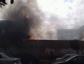 قارئ يشارك بصور لحريق بمدرسة جمال عبد الناصر بمصر الجديدة