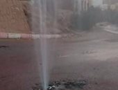 شكوى من انفجار ماسورة مياه بمدينة ناصر فى محافظة أسوان