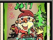 قارئة تشارك برسوم كاريكاتورية للعام الجديد..أمنيات المصريين فى جعبة بابا نويل