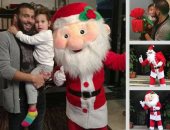 عماد متعب يحتفل بالعام الجديد مع "تمارا وسيلين" وبابا نويل