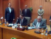 بالصور..الغضبان: زيارة وزير الاتصالات تدل على أن بورسعيد قاطرة التنمية