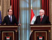 بالصور.. هولاند: داعش عدو مشترك ولابد من الحفاظ على وحدة العراق وإعماره