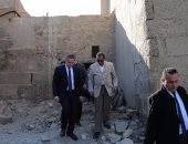 بالصور.. وزير الآثار يتفقد أسوار قلعة صلاح الدين ووحدة النماذج الأثرية