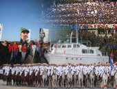 كوبا تكرم فيدل كاسترو وسط احتفالات ضخمة بعيد الثورة الثامن والخمسين