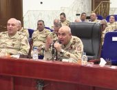 موقع وزارة الدفاع ينشر لقاء الفريق أول صدقى صبحى بضباط الجيوش والمناطق