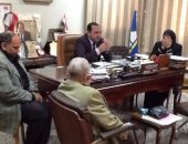 رئيس مدينة فارسكور بدمياط يلتقى رؤساء القرى لحل مشاكل المواطنين