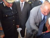 بالصور.. قافلة طبية لوزارة الداخلية بالسويس لعلاج المواطنين مجانا