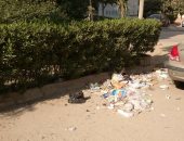 بالصور.. تجمع القمامة بمساكن زهراء مدينة نصر أزمة يعانى منها المواطنون