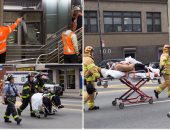 103 مصابين فى حادث قطار بروكلين الأمريكية