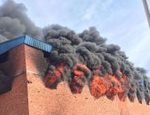 قارئ يشارك "صحافة المواطن" بصور السيطرة على حريق مصنع مراتب بجمصة