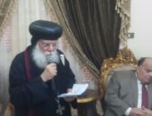 محافظ ومدير أمن الدقهلية يهنئان أسقف المنصورة بعيد الميلاد