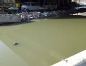 أهالى جزيرة محمد بالوراق يشكون تراكم المياه بسبب عمل "بريمة"