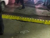 إدارة المرور بالدقهلية تشرف على تركيب أول مطب عكس الاتجاه بالمنصورة