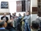 أهالى منوف يشيعون جنازة شقيق نقيب الصحفيين بالمنوفية