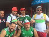 شاهد.. جماهير الجزائر تخطف الأضواء فى الجابون