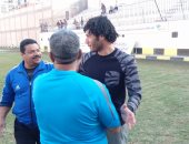 بالصور.. محمد الننى يؤازر بلدية المحلة فى دورى القسم الثانى 