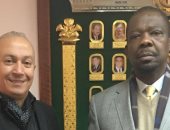 الششتاوى يستقبل جوزيه مجيل سفير موزمبيق فى اللجنة الأولمبية المصرية 