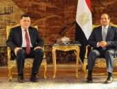السيسي يستقبل رئيس المجلس الرئاسى لحكومة الوفاق الوطنى بليبيا