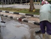 محافظ الدقهلية: بالوعات الأمطار أنقذت الشوارع من الغرق