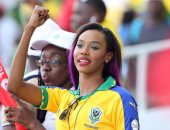 أجواء جماهيرية رائعة فى مباراة افتتاح الكان بحضور رئيس الجابون وحرمه