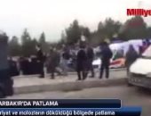 بالفيديو.. اللقطات الأولى لانفجار ديار بكر فى تركيا