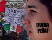 مظاهرات حاشدة فى المكسيك تطالب باستقالة الرئيس إنريكه بينييا نييتو