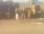 مصرع طالبين فى حادث انقلاب سيارة بترعة بكفر الشيخ