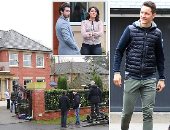 بالصور.. خوان ماتا يفاجأ بتصوير مسلسل تليفزيونى أمام قصره برفقة هيريرا