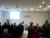 بالصور..السفير محمد حجازى بمكتبة مصر العامة: النيل يمثل أداء للنماء وليس للصراع