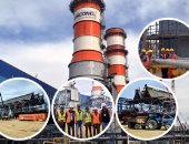 بالصور.. "اليوم السابع" داخل محطة كهرباء العاصمة الإدارية  قبل افتتاح السيسى لها بفبراير.. تقع بمنطقة جبلية لأول مرة بالعالم.. تشغيل وحدتين بأقل من عام.. وإنهاء المشروع فى 3 سنوات بإمكانيات غير مسبوقة