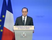 الرئيس الفرنسى يجتمع بمجلس الدفاع لبحث جهود مكافحة الإرهاب 