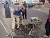 حى وسط الاسكندرية يبدأ فى انشاء شنايش بمطلع كوبرى محرم بك 