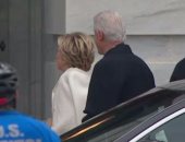 هيلارى كلينتون تصل "الكابيتول" لحضور حفل تنصيب ترامب رئيسًا لأمريكا