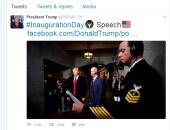 أول تغريدة لدونالد ترامب عبر حساب الرئاسة 