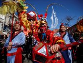 بالصور.. احتفالات فى شوارع العاصمة البرتغالية بمناسبة السنة الصينية الجديدة