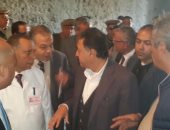 وزير الصحة ومحافظ المنيا يتفقدا أعمال تطوير مستشفى ملوى العام