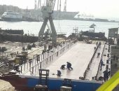 بالصور ..الحوض العام بالسويس يستقبل أول سفينة بعد توقف 7 أشهر