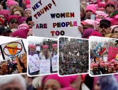 آلاف السيدات فى مظاهرات ضد "دونالد ترامب" 