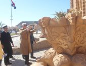 محافظ جنوب سيناء يشهد مراحل تطوير ميدان الساعة بشرم الشيخ
