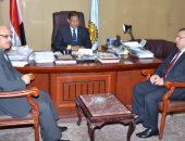 محافظ الغربية يستقبل وفد مركز معلومات مجلس الوزراء