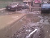 شكوى من انتشار مياه الصرف الصحى فى شارع العبادى بالمطرية