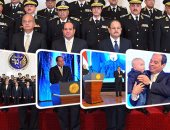 "الشرطة اليوم فى عيد".. أكاديمية الشرطة تحتفل بالعيد الـ65 بحضور الرئيس.. وزير الداخلية: الإرهاب لن ينال من عزيمتنا.. ولـ"رجال الشرطة": اجعلوا فيكم ملاذا لكل قاصد.. وضباط سيناء: لن نترك إرهابيا بأرض الفيروز