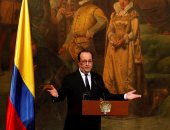 بالصور.. الرئيس الفرنسى يعتبر عملية السلام فى كولومبيا "مثالا للعالم"
