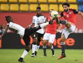 منتخب مصر ينهى الشوط الأول متقدما على غانا بهدف محمد صلاح