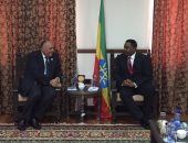 المتحدث باسم الخارجية ينشر صور المحادثات بين سامح شكرى ونظيره الإثيوبى