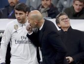 موراتا بجوار رونالدو فى هجوم ريال مدريد أمام إشبيلية