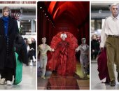 بالصور.. "عواجيز" غلبوا الموديلز فى الشياكة على منصات الموضة فى باريس