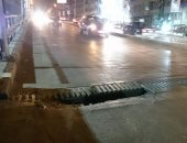 حفرة على كوبرى الدقى تعرض حياة المواطنين للخطر