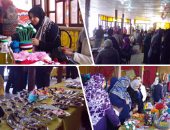 بالفيديو والصور.. 35 أسرة سيناوية تنافس السوق بمنتجاتها المنزلية فى معرض بالعريش.. السلع الغذائية والمشغولات يدوية أبرز المعروضات.. وإقبال كبير لانخفاض الأسعار عن مثيلاتها بالخارج